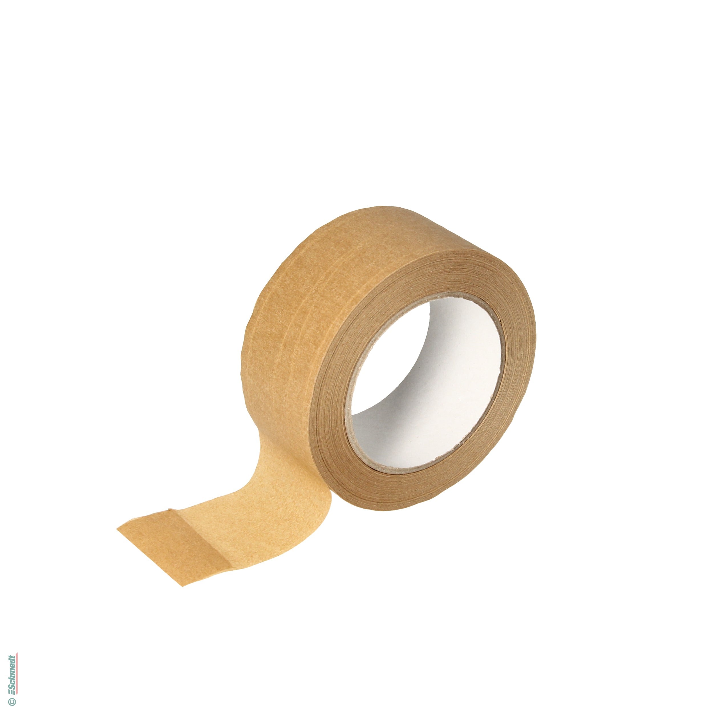 Cinta adhesiva para embalaje de papel | marrón - con refuerzo de hilo - Medidas del rollo: 50 mm x 50 m - para cerrar paquetes. Utilizado co...