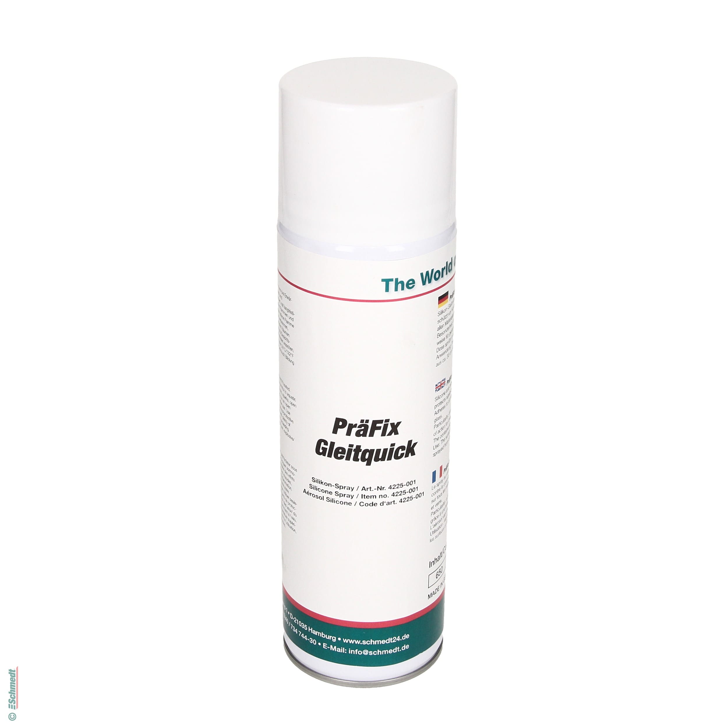 PräFix Gleitquick contra la oxidación - Bote de spray de silicona antiadherente de 500 ml - Aplicación: para plástico, madera, metal, goma y... - imagen-1