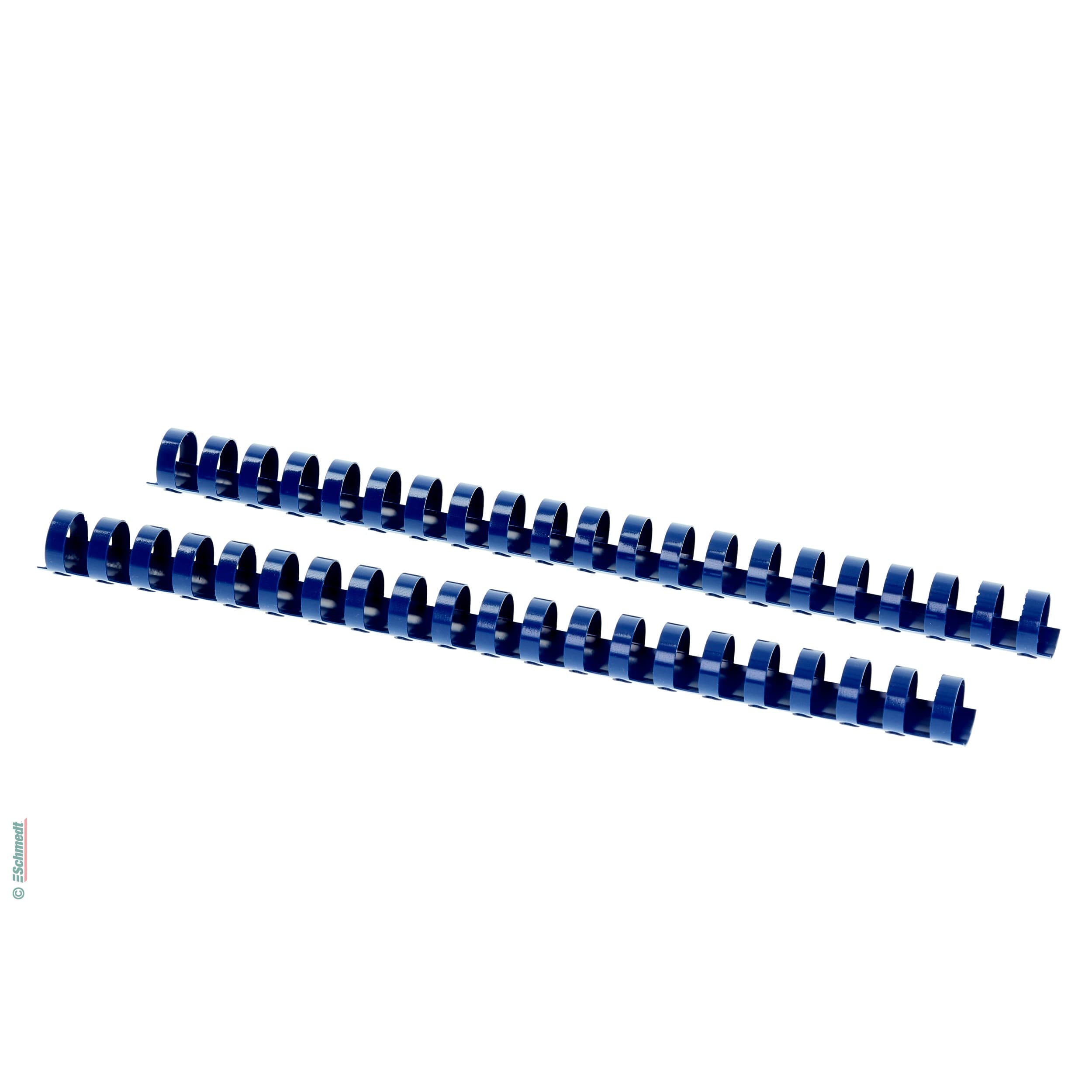 Canutillos de plástico - redondo - colorado  (limitado) - Diámetro (en mm) 19 - Color azul - » Canutillos óptimos para encuadernar
» Ø = gr... - imagen-1