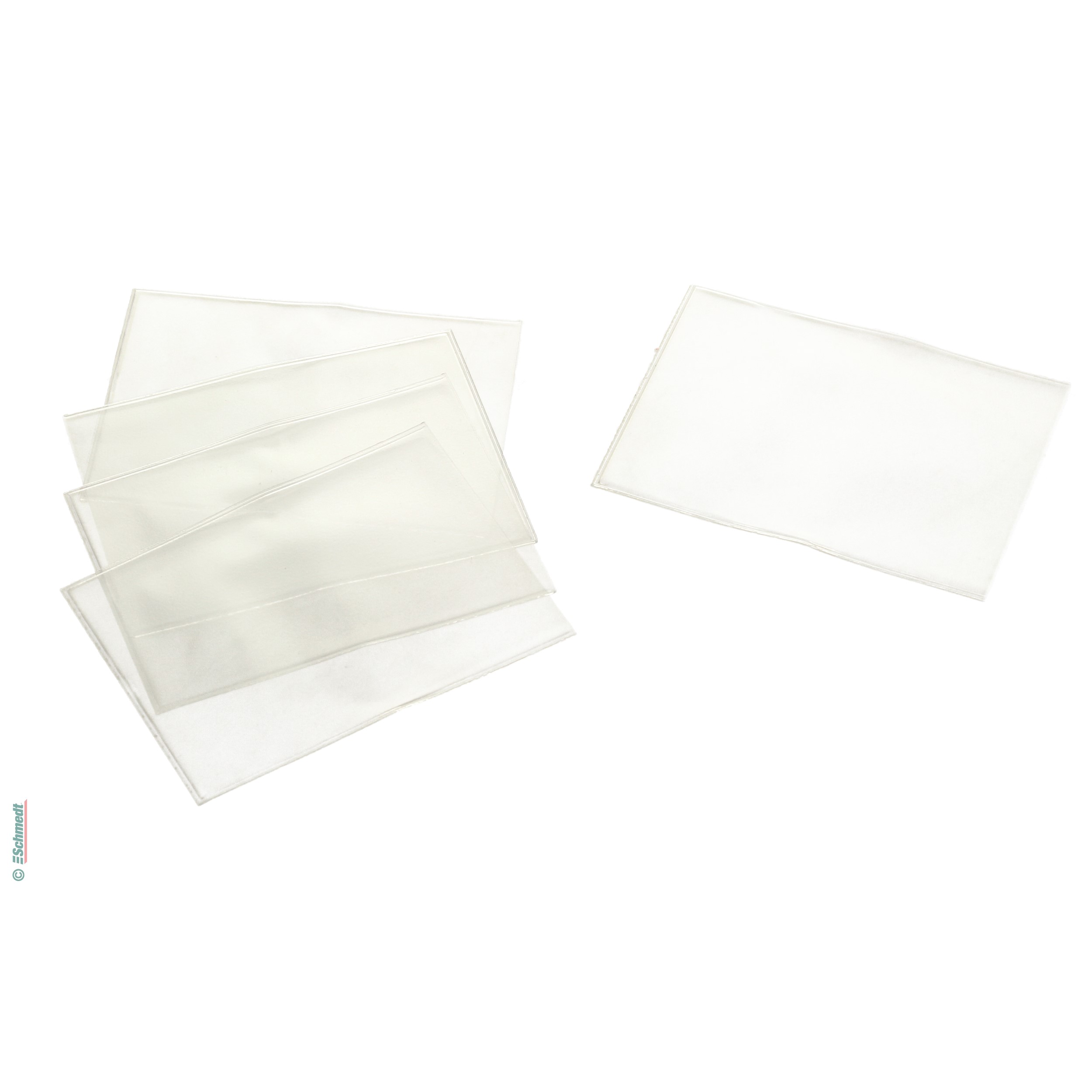 Bolsillos rectangulares de PE - Transparentes, sin adhesivo - ...