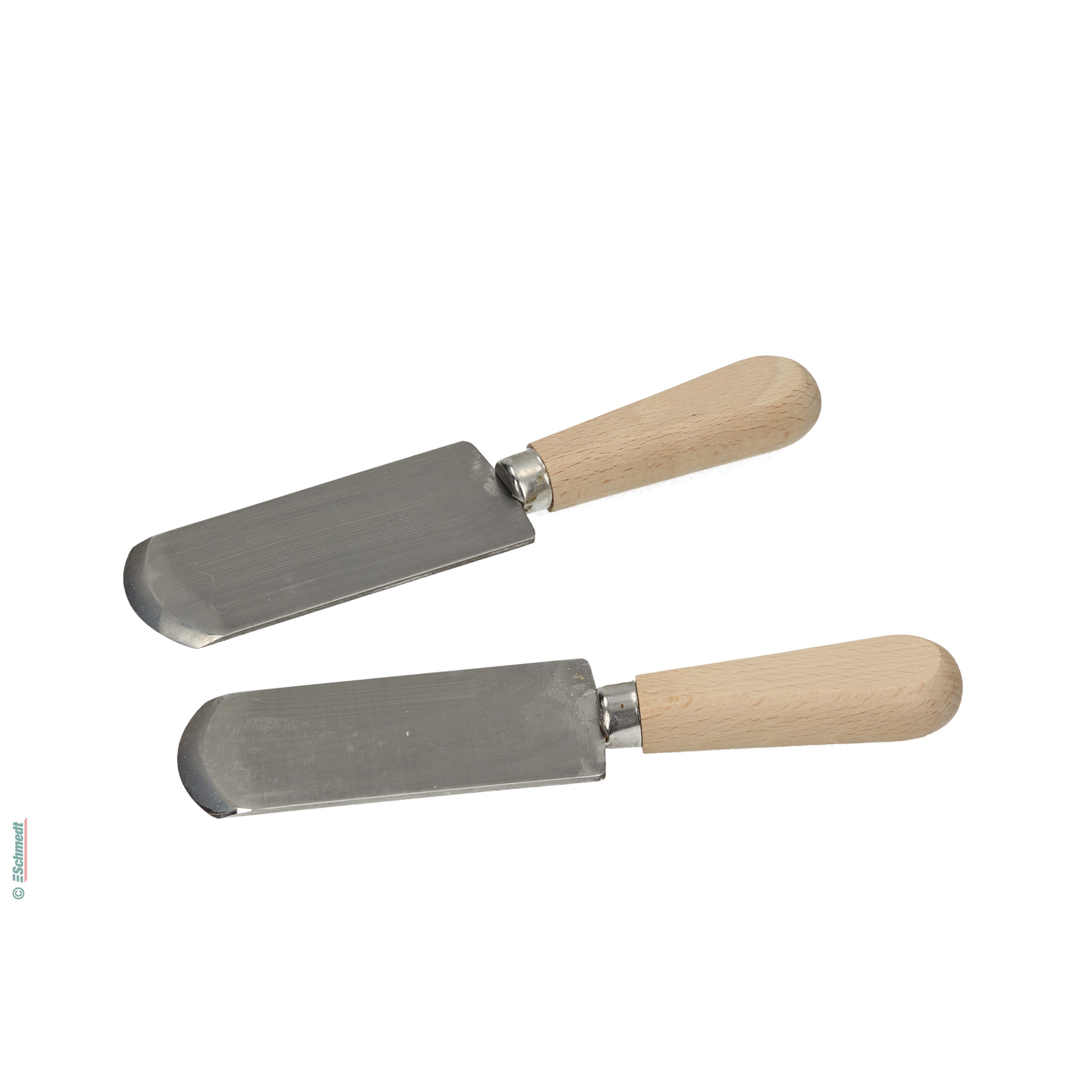 Chifla francesa con cuchilla rígida - Largo total: 19 cm - Cuchilla de aprox. 2 mm de grosor - para chiflar el cuero para su posterior trata...
