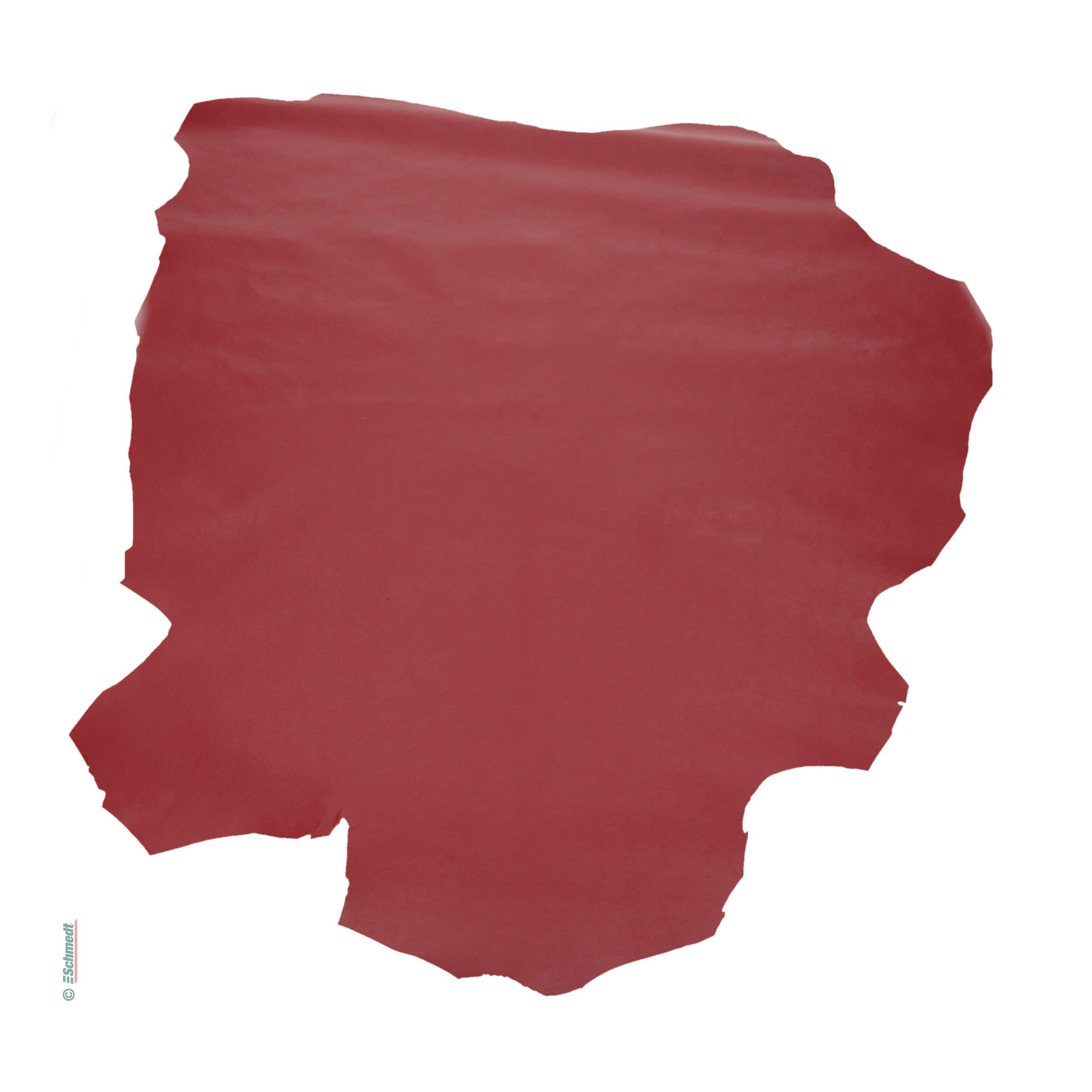 Cabritilla Tipo "Capra" - Color 001 - rojo - para confección de libros de alta calidad con cubierta de cuero auténtico o en la restauración ...