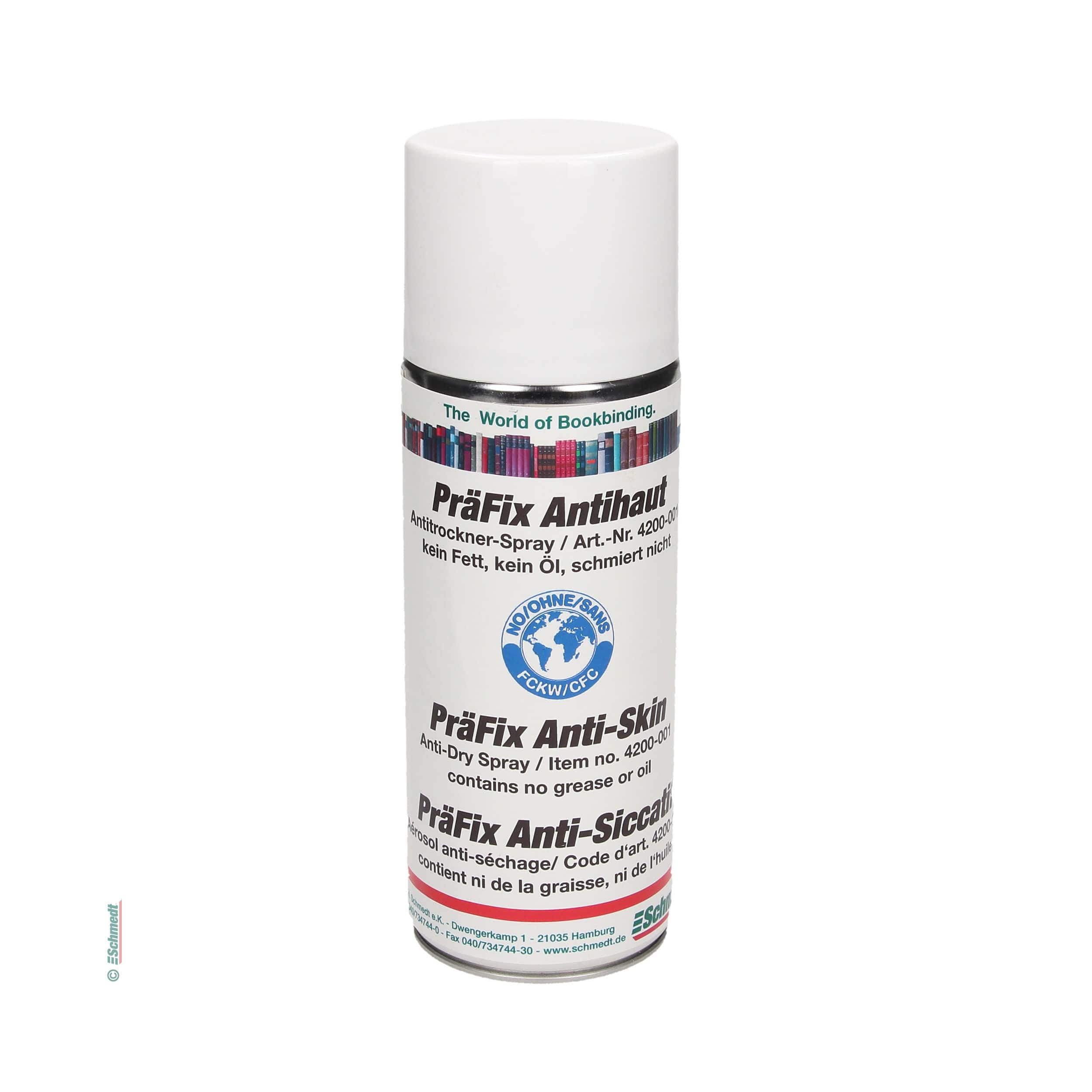 Spray PräFix antipiel / antisecado - Bote de spray de 400 ml - Spray anti-oxidante para tinta de impresión. Protección contra el secado y la...