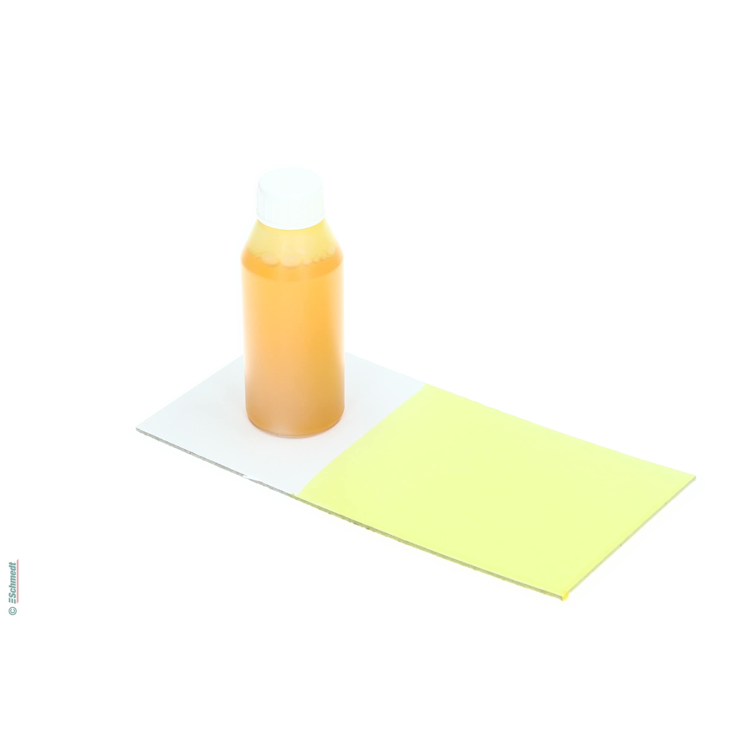 Pintura para cola - Color amarillo - Contenido Botella / 100 ml - para darle color a las colas de dispersión como, por ejemplo, cola para el... - imagen-1