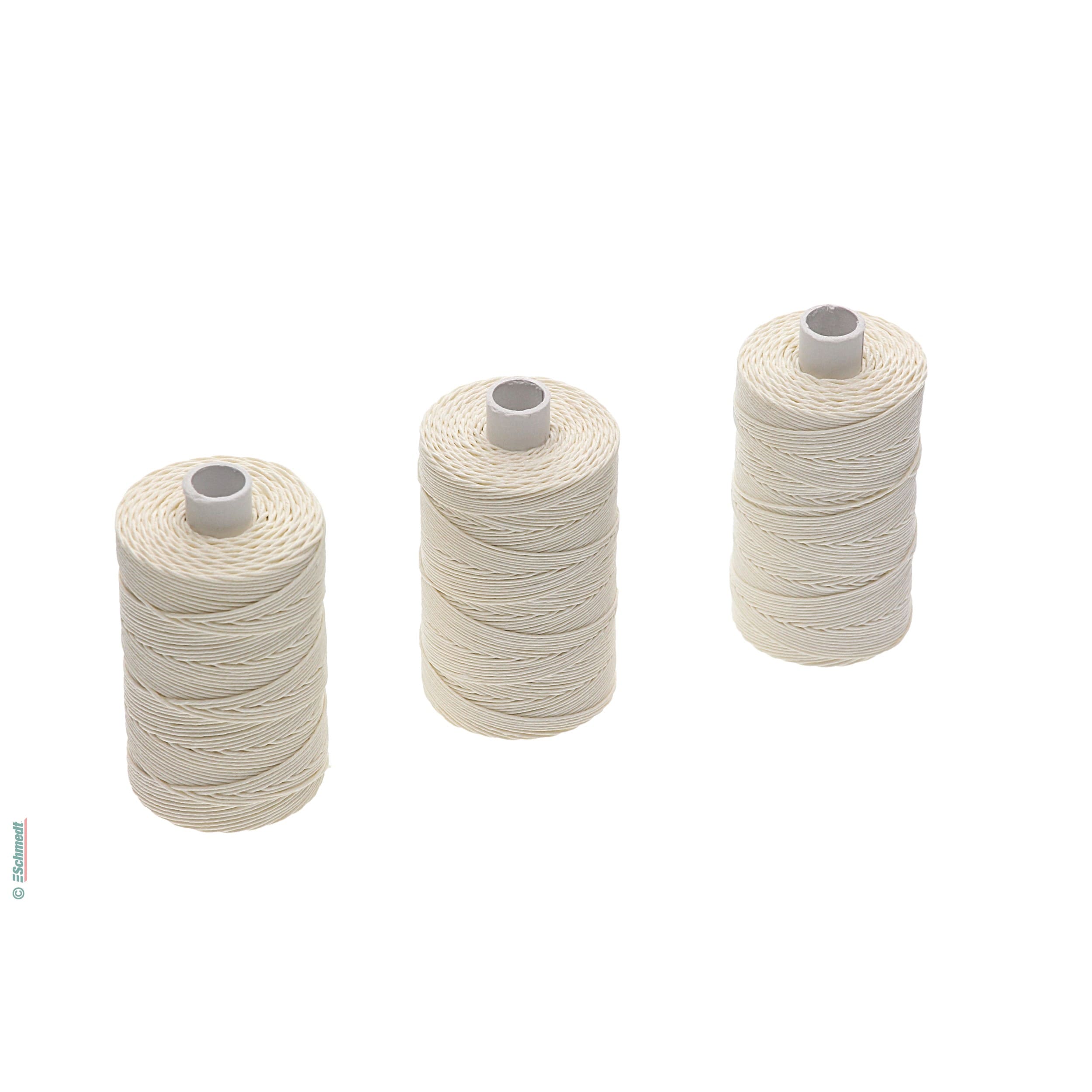 Hilo de lino para coser a mano | blanco natural- - bobina cruzada de 50 g - para el cosido con hilo manual... - imagen-1