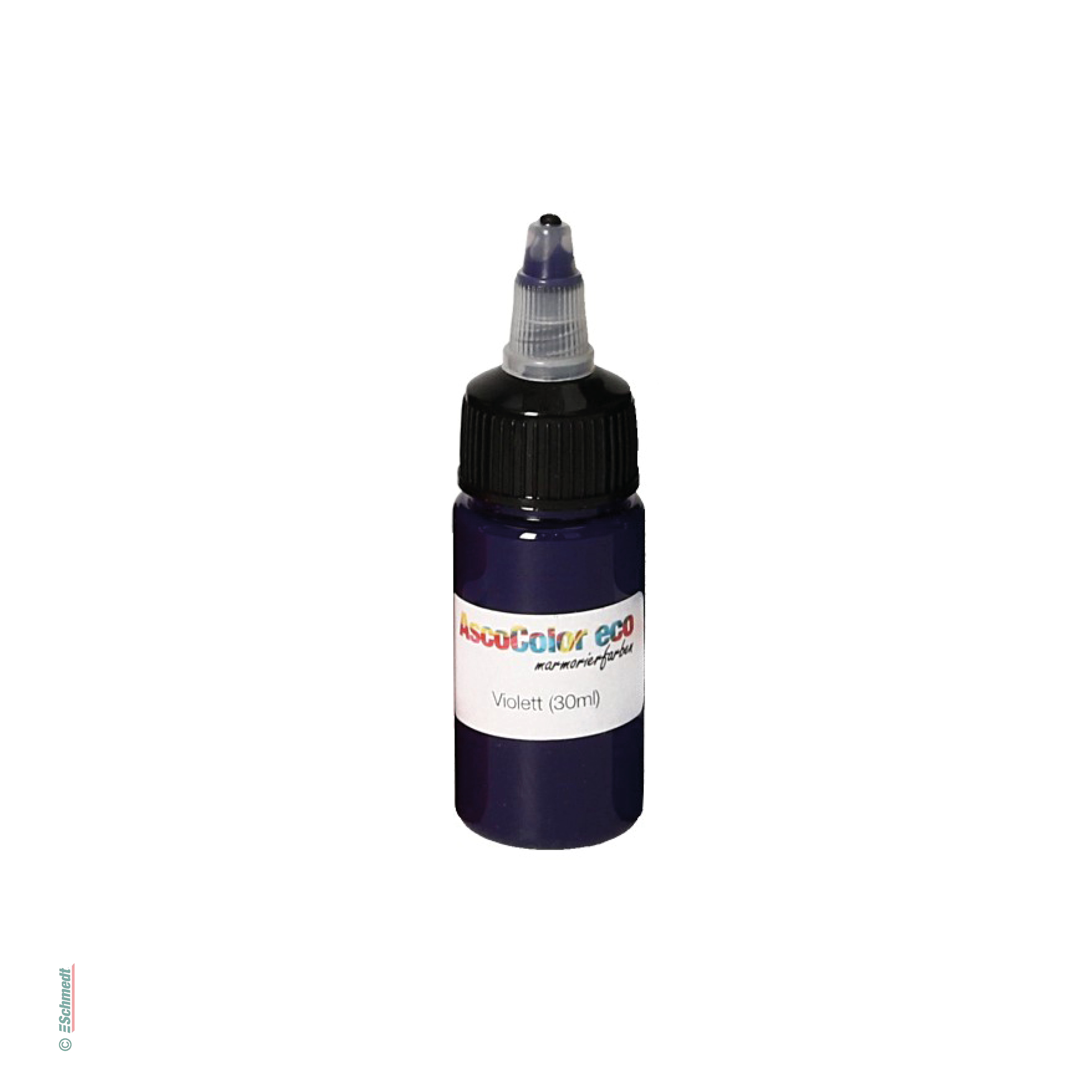 AscoColor eco - Pintura para marmolar - Color 104 - violeta - Contenido Botella / 30 ml - Aplicación: para crear sus propios papeles marmola...