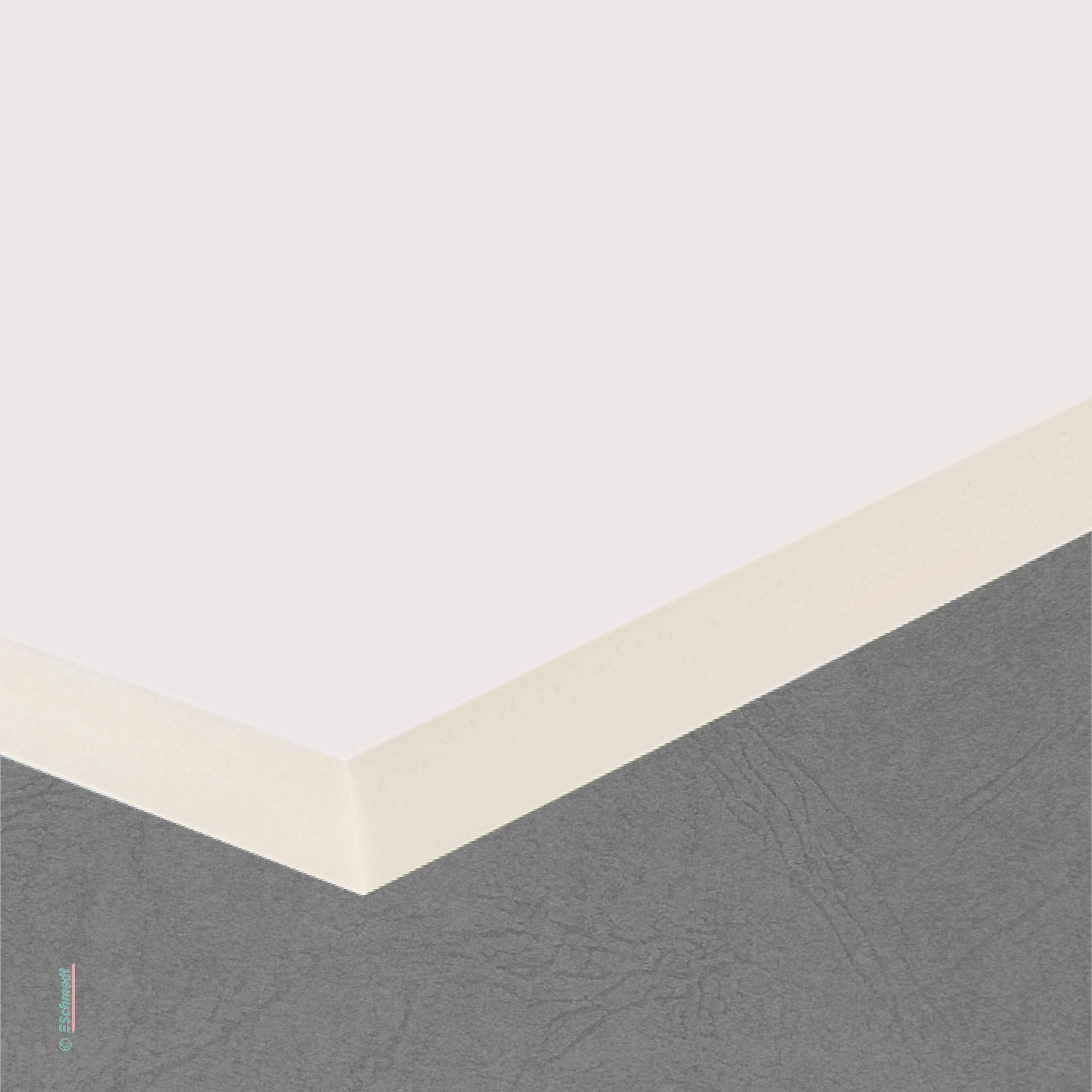 Cartón pluma Kapa-Line - ambos lados en blanco con núcleo en blanco - » Ambas capas de la cubierta hechas de cartón sustituto, de cromo pigm...
