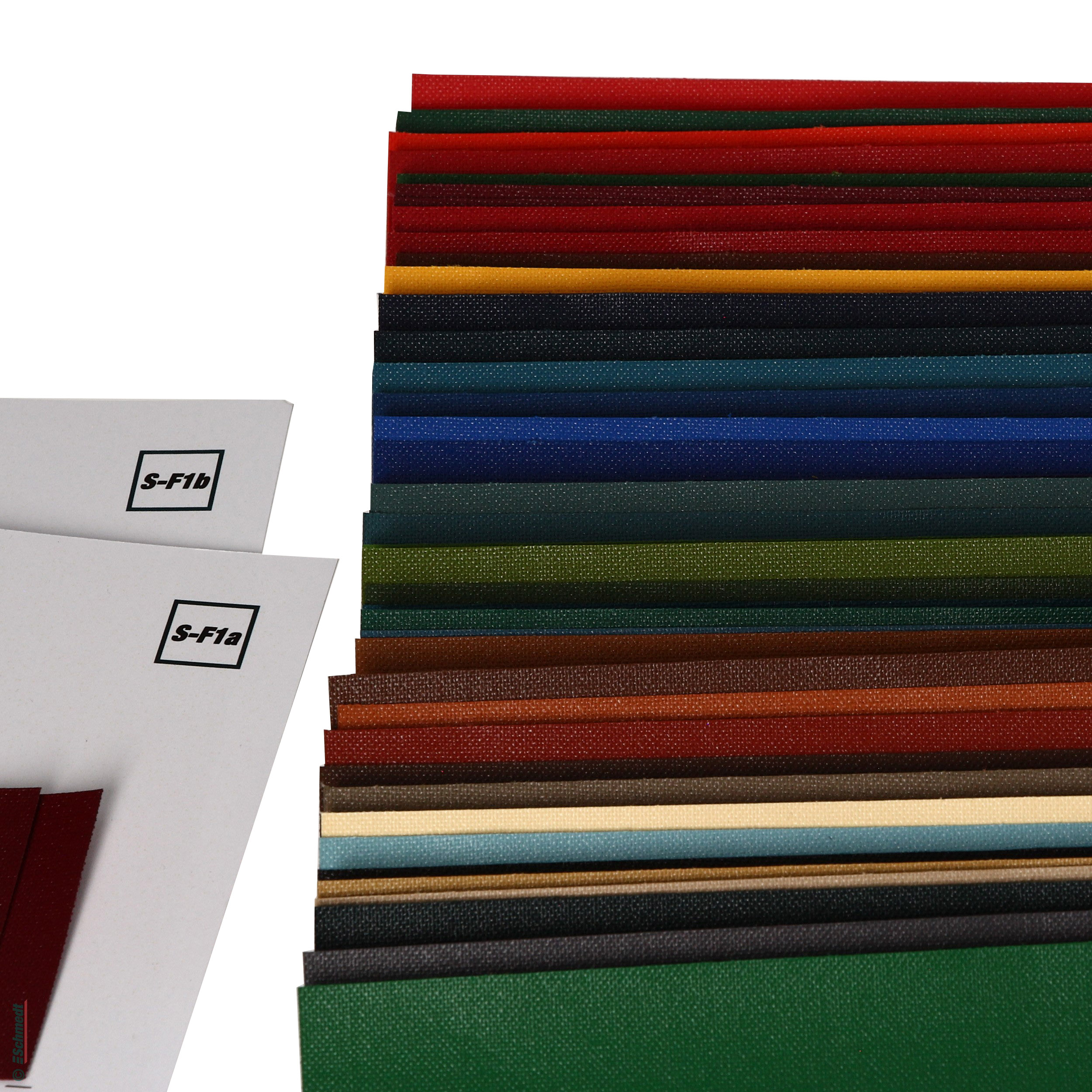 Paquete de muestras - Englisch Buckram - tela de biblioteca - Paquete de muestras con muestras DIN A4 de los 46 colores estándar.... - imagen-1